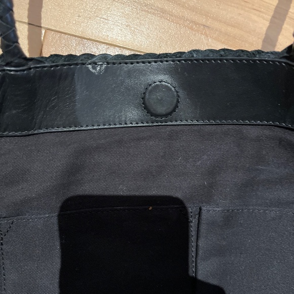 Quince Italian Leather Handwoven Tote - Picture 6 of 6